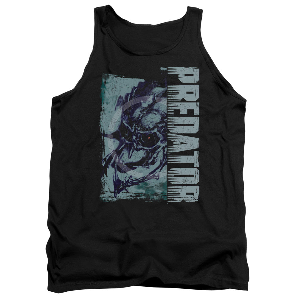 Predator Yautja Skull Mens Tank Top Shirt Black