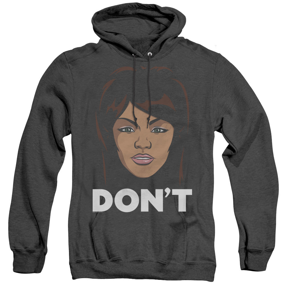 Archer Lana Dont Heather Mens Hoodie Black