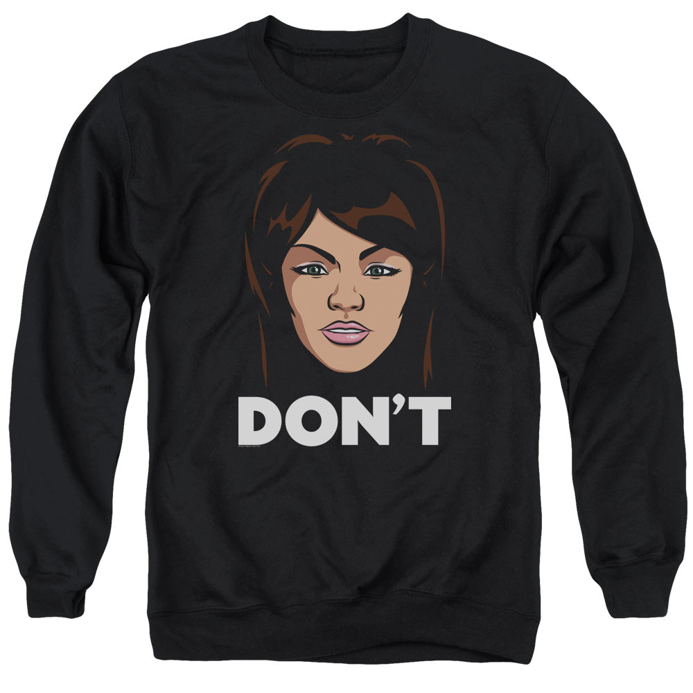 Archer Lana Dont Mens Crewneck Sweatshirt Black