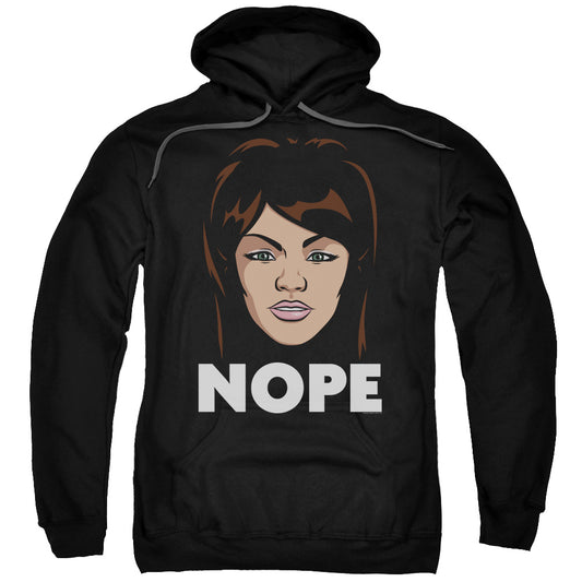 Archer Lana Nope Mens Hoodie Black