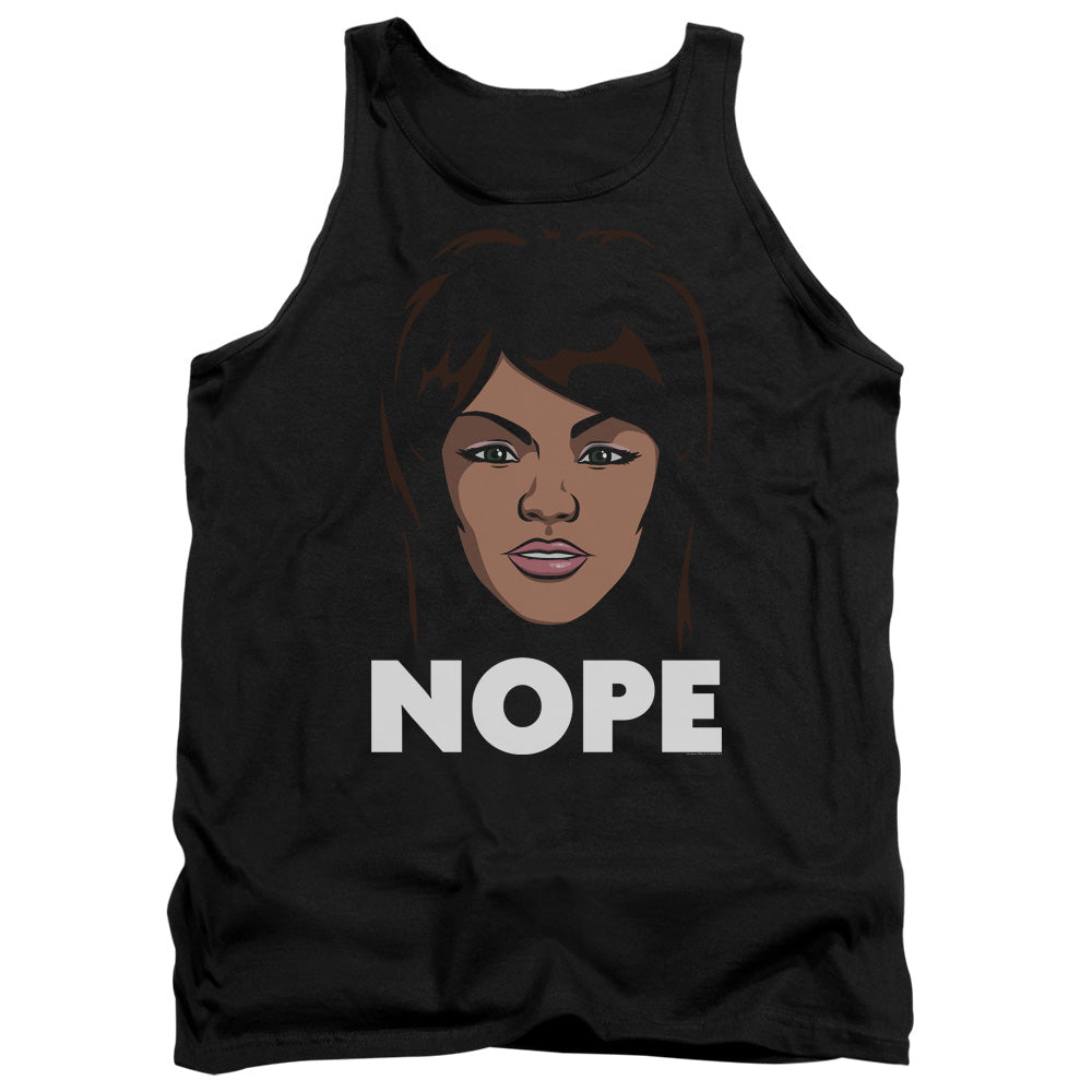 Archer Lana Nope Mens Tank Top Shirt Black