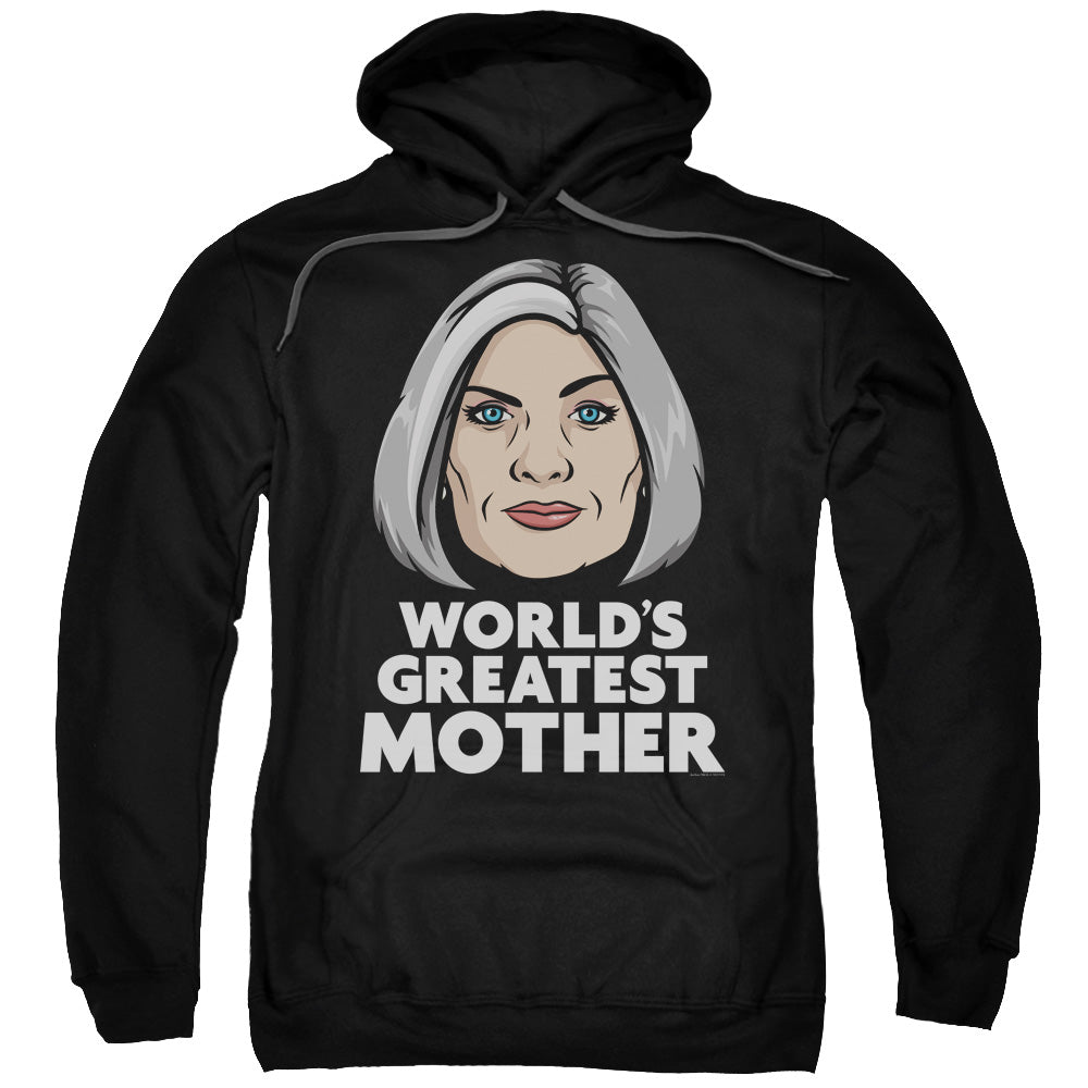 Archer Great Mother Mens Hoodie Black