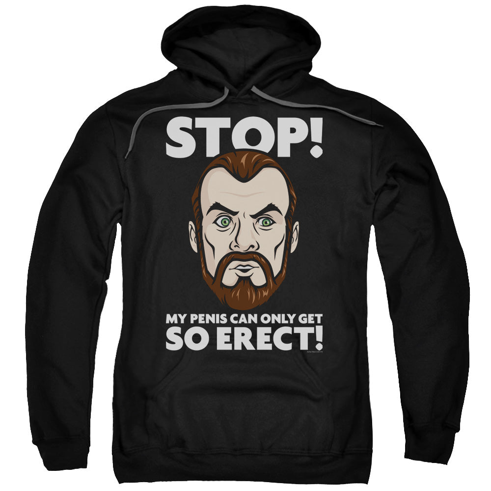 Archer Krieger Stop Mens Hoodie Black