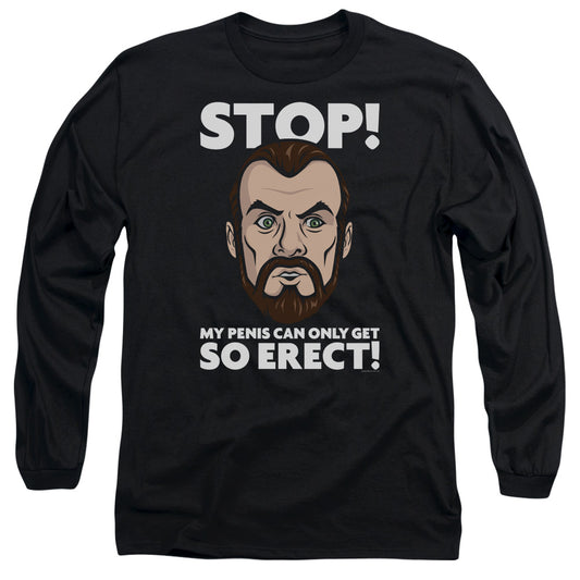 Archer Krieger Stop Mens Long Sleeve Shirt Black