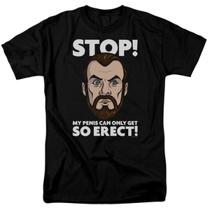 Archer Krieger Stop Mens T Shirt Black