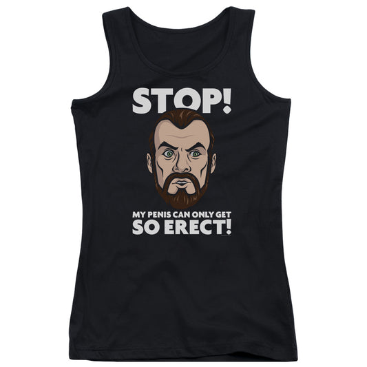 Archer Krieger Stop Womens Tank Top Shirt Black