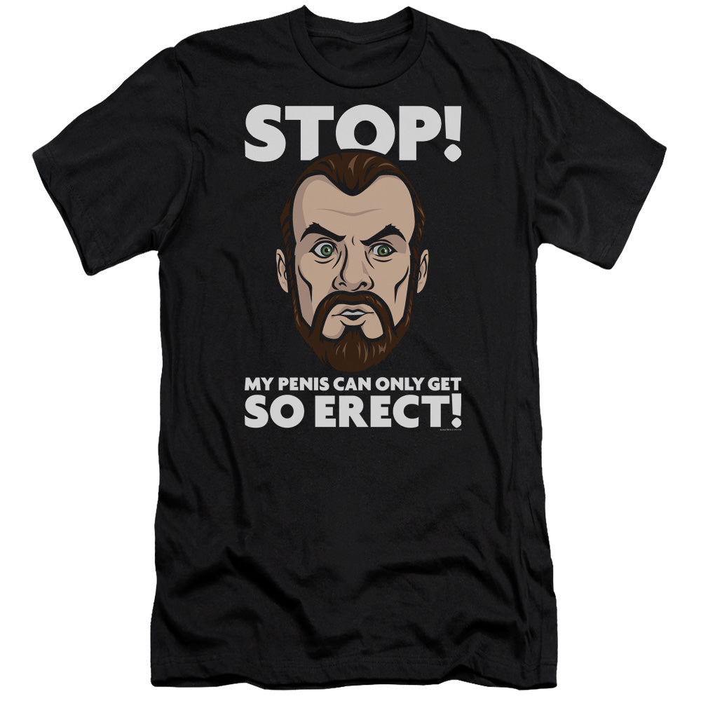 Archer Krieger Stop Slim Fit Mens T Shirt Black