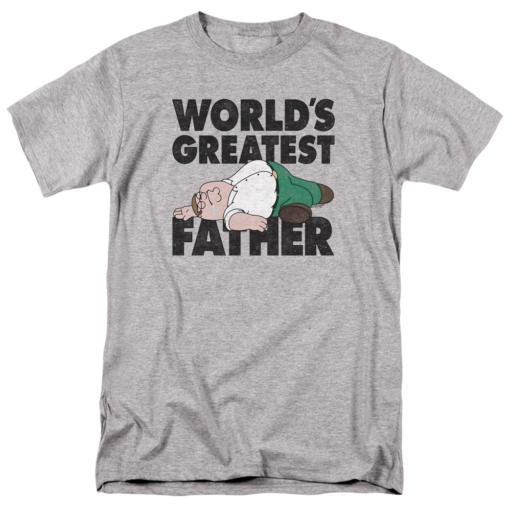 Family Guy The Greatest Father Mens T Shirt Athletic Heather