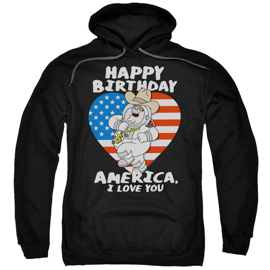 Family Guy American Love Mens Hoodie Black