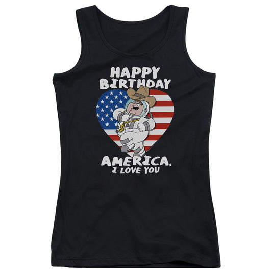 Family Guy American Love Womens Tank Top Shirt Black