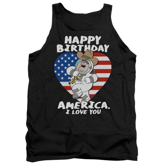 Family Guy American Love Mens Tank Top Shirt Black