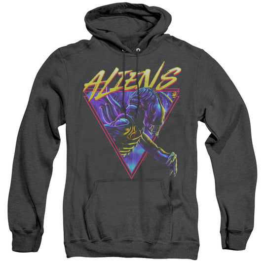 Aliens Neonmorph Heather Mens Hoodie Black