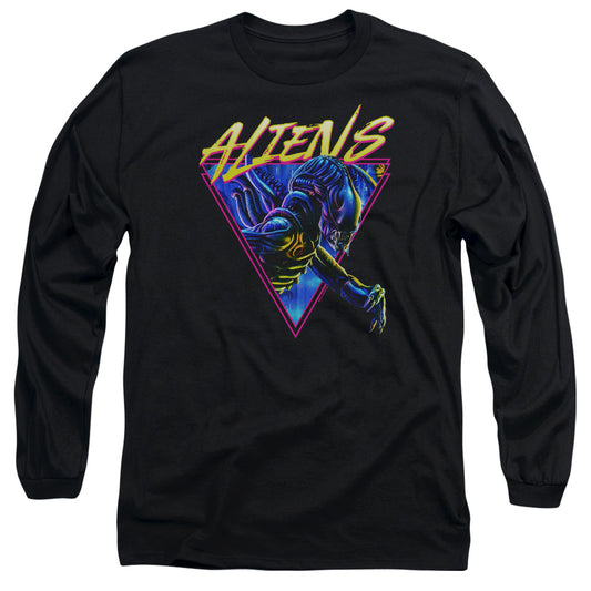 Aliens Neonmorph Mens Long Sleeve Shirt Black