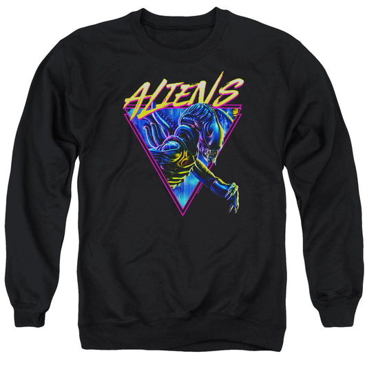 Aliens Neonmorph Mens Crewneck Sweatshirt Black