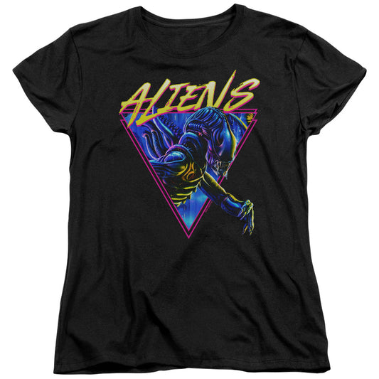 Aliens Neonmorph Womens T Shirt Black