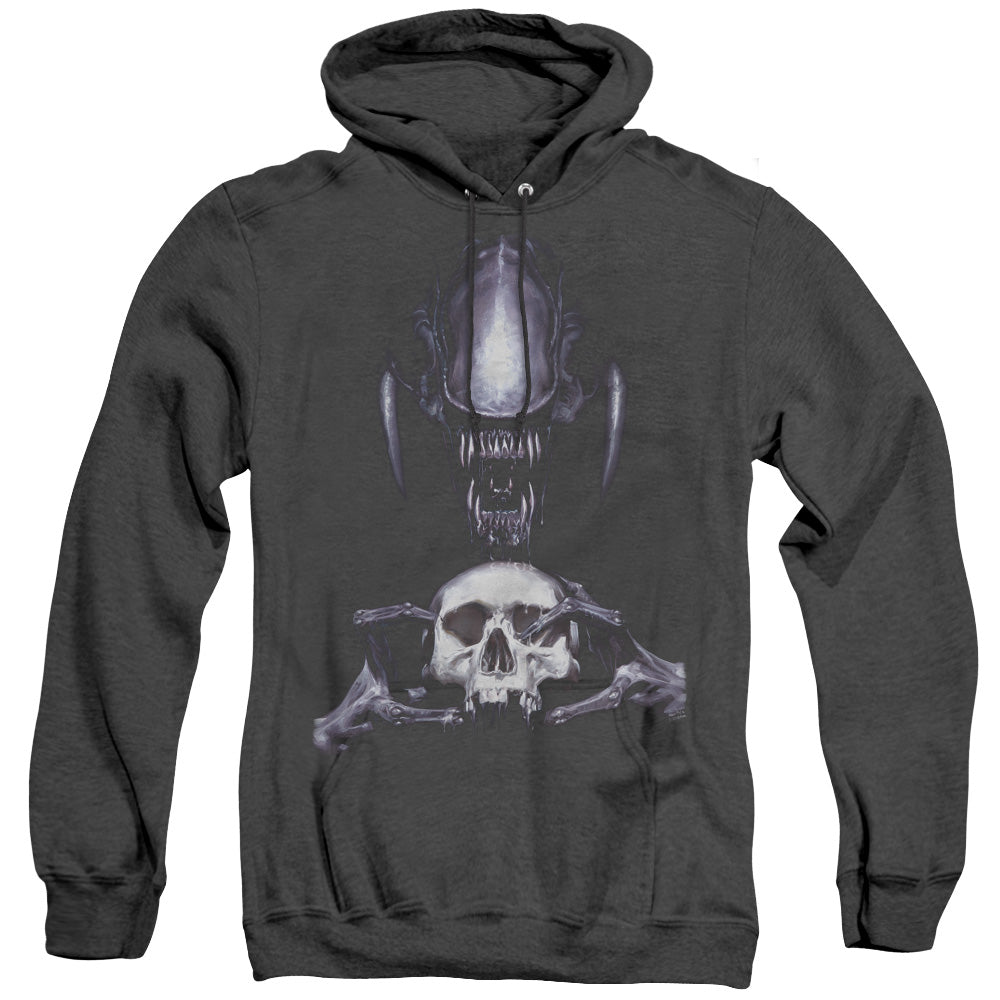 Aliens Trophy Heather Mens Hoodie Black