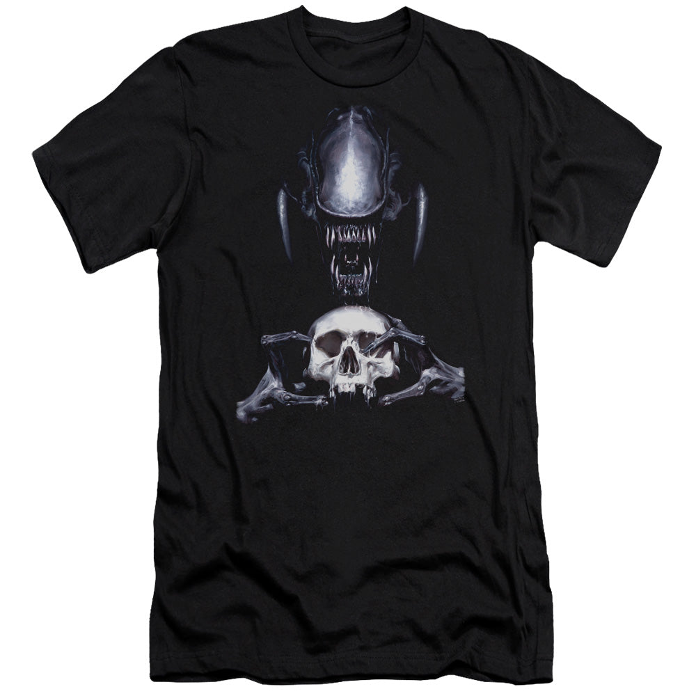 Aliens Trophy Slim Fit Mens T Shirt Black