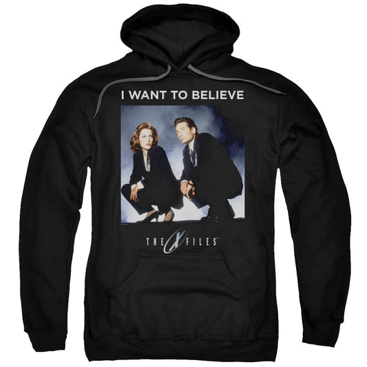 X Files Want To Believe Mens Hoodie Black