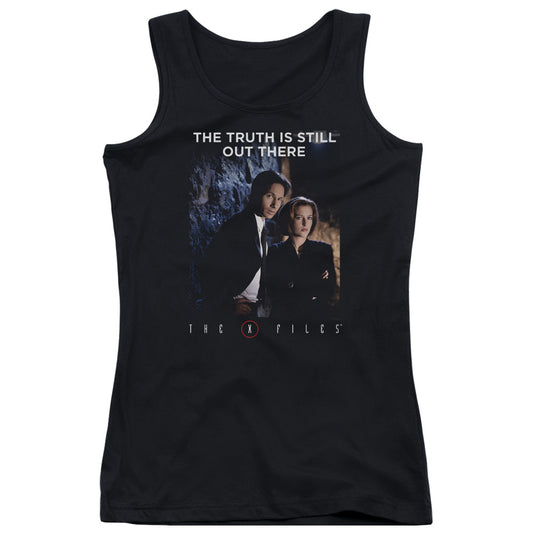 X Files Teamwork Truth Womens Tank Top Shirt Black