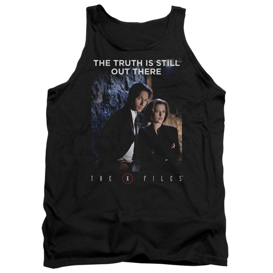 X Files Teamwork Truth Mens Tank Top Shirt Black