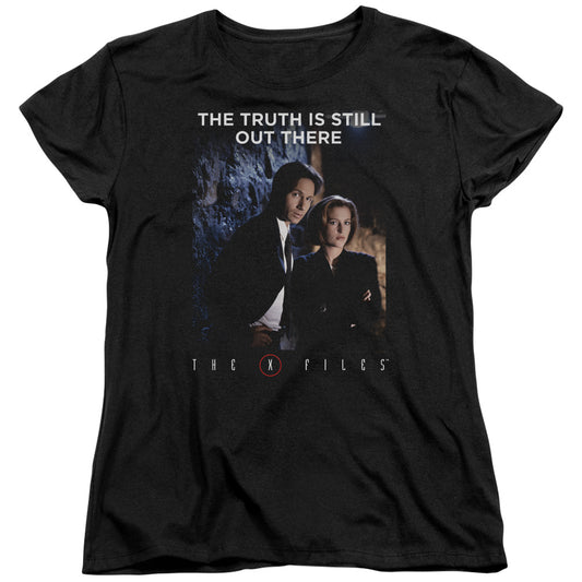 X Files Teamwork Truth Womens T Shirt Black