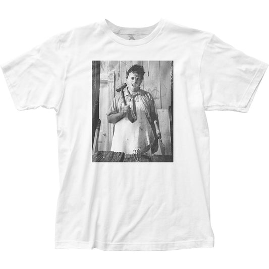 Texas Chainsaw Massacre Personality Portrait 1 Mens T Shirt White