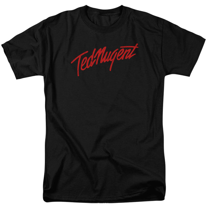 Ted Nugent Distress Logo Mens T Shirt Black