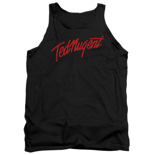 Ted Nugent Distress Logo Mens Tank Top Shirt Black