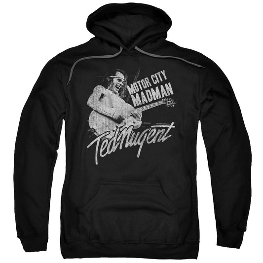 Ted Nugent Madman Mens Hoodie Black