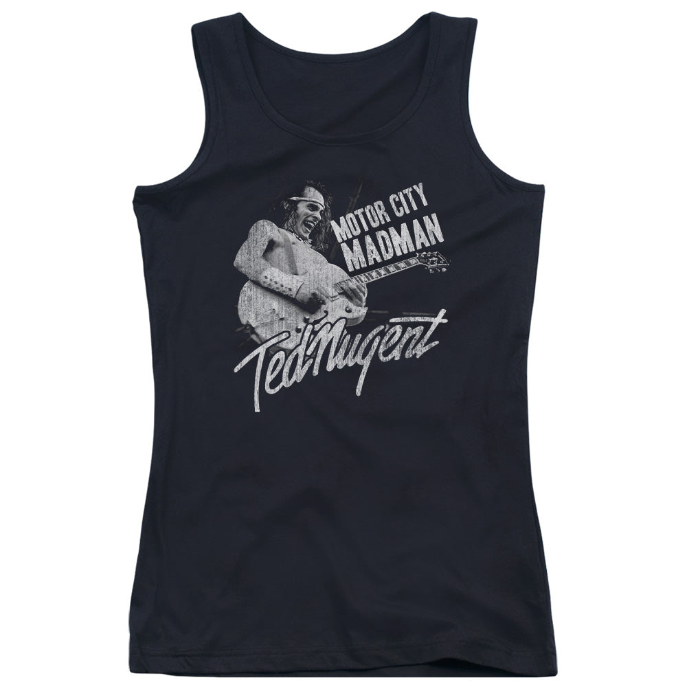 Ted Nugent Madman Womens Tank Top Shirt Black