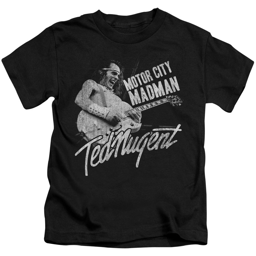 Ted Nugent Madman Juvenile Kids Youth T Shirt Black