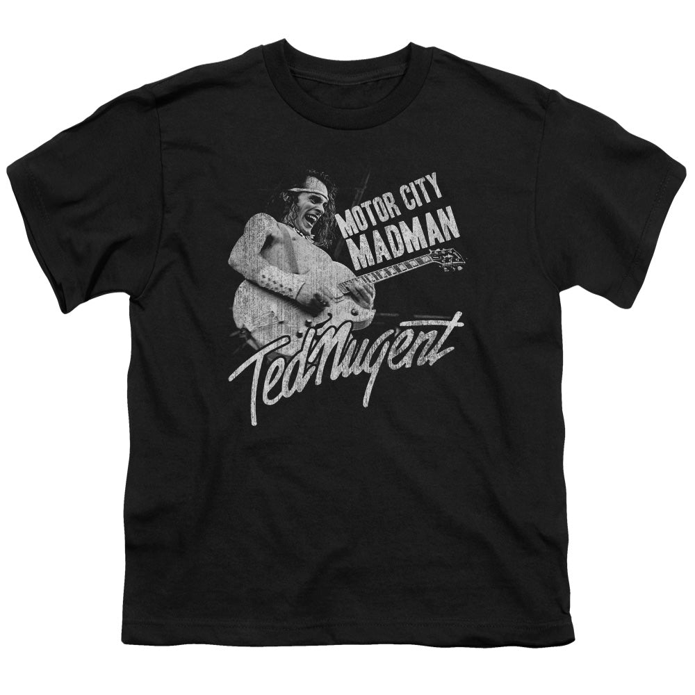 Ted Nugent Madman Kids Youth T Shirt Black
