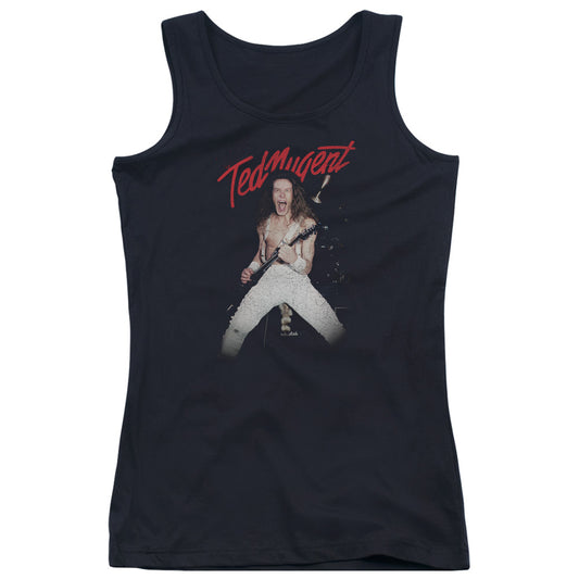 Ted Nugent Rockin Womens Tank Top Shirt Black