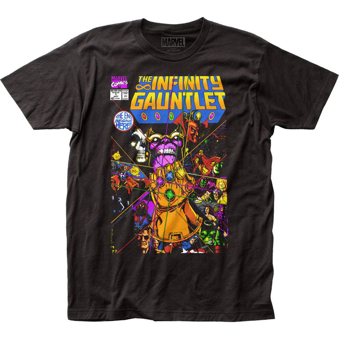 Thanos The Infinity Gauntlet Mens T Shirt Black