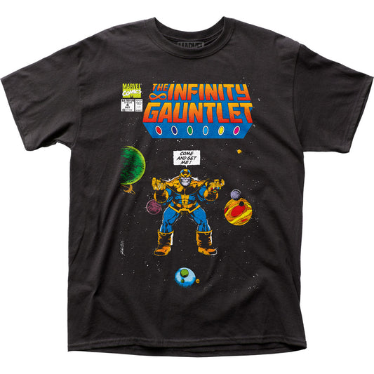 Thanos Come and Get Me Mens T Shirt Black