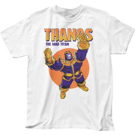 Thanos Mad Titan Mens T Shirt White