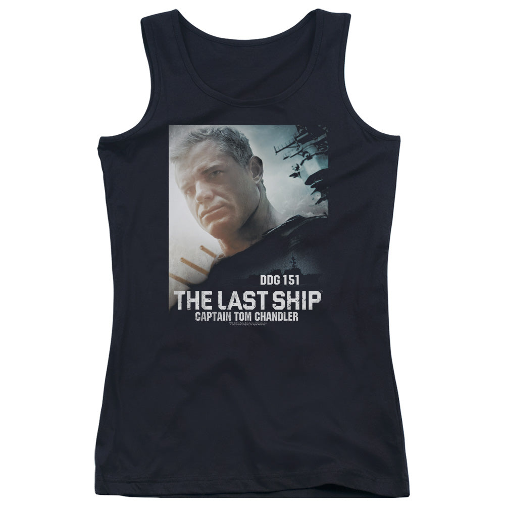 Last Ship Captain Womens Tank Top Shirt Black