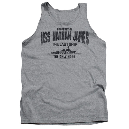 Last Ship Uss Nathan James Mens Tank Top Shirt Athletic Heather