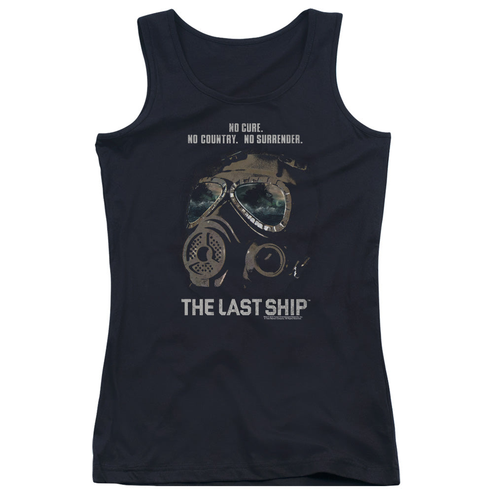 Last Ship Mask Womens Tank Top Shirt Black