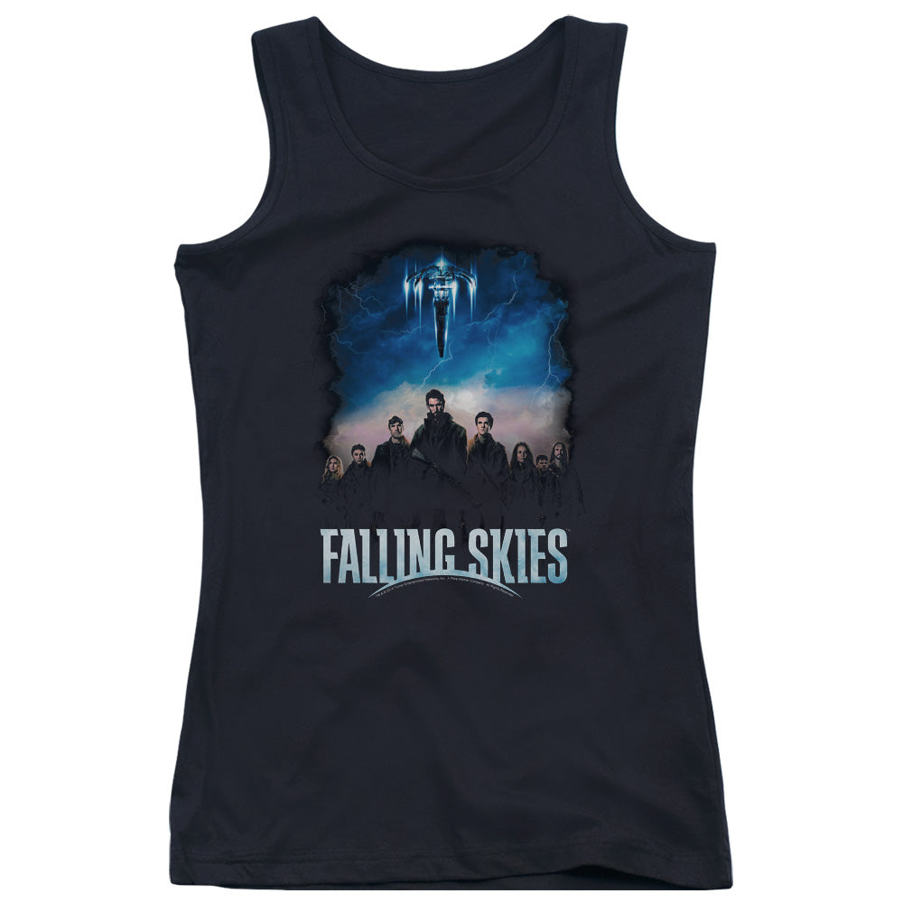 Falling Skies Main Players Womens Tank Top Shirt Black