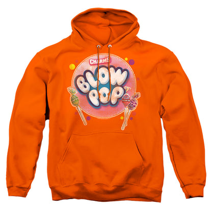 Tootsie Roll Blow Pop Bubble Mens Hoodie Orange