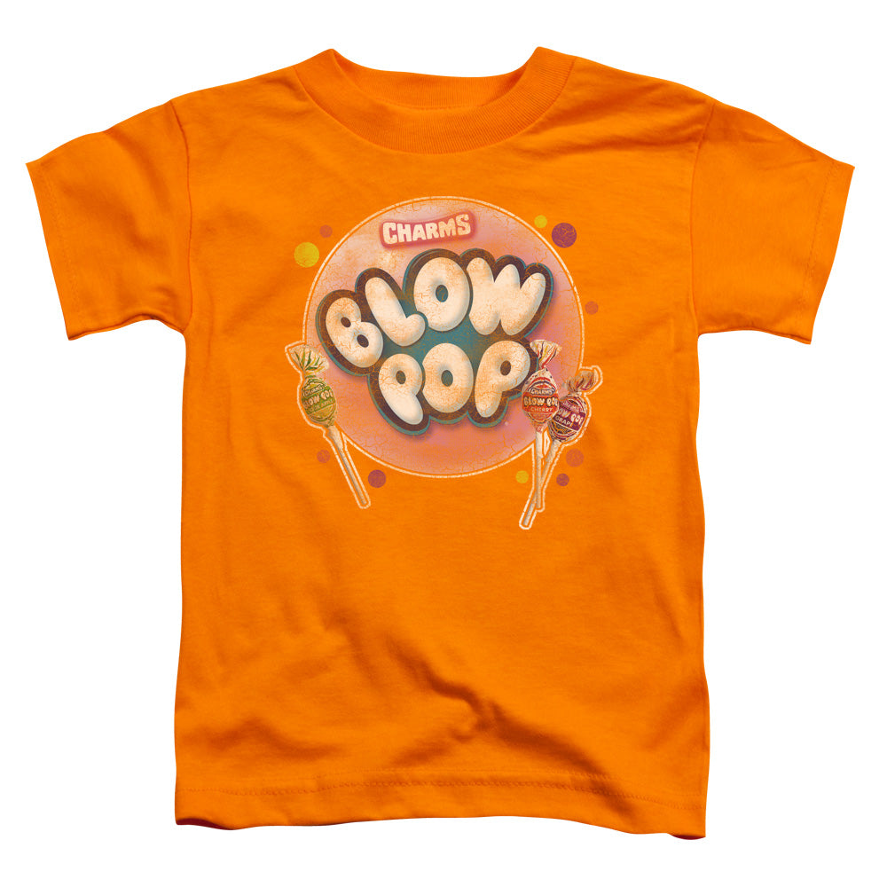 Tootsie Roll Blow Pop Bubble Toddler Kids Youth T Shirt Orange