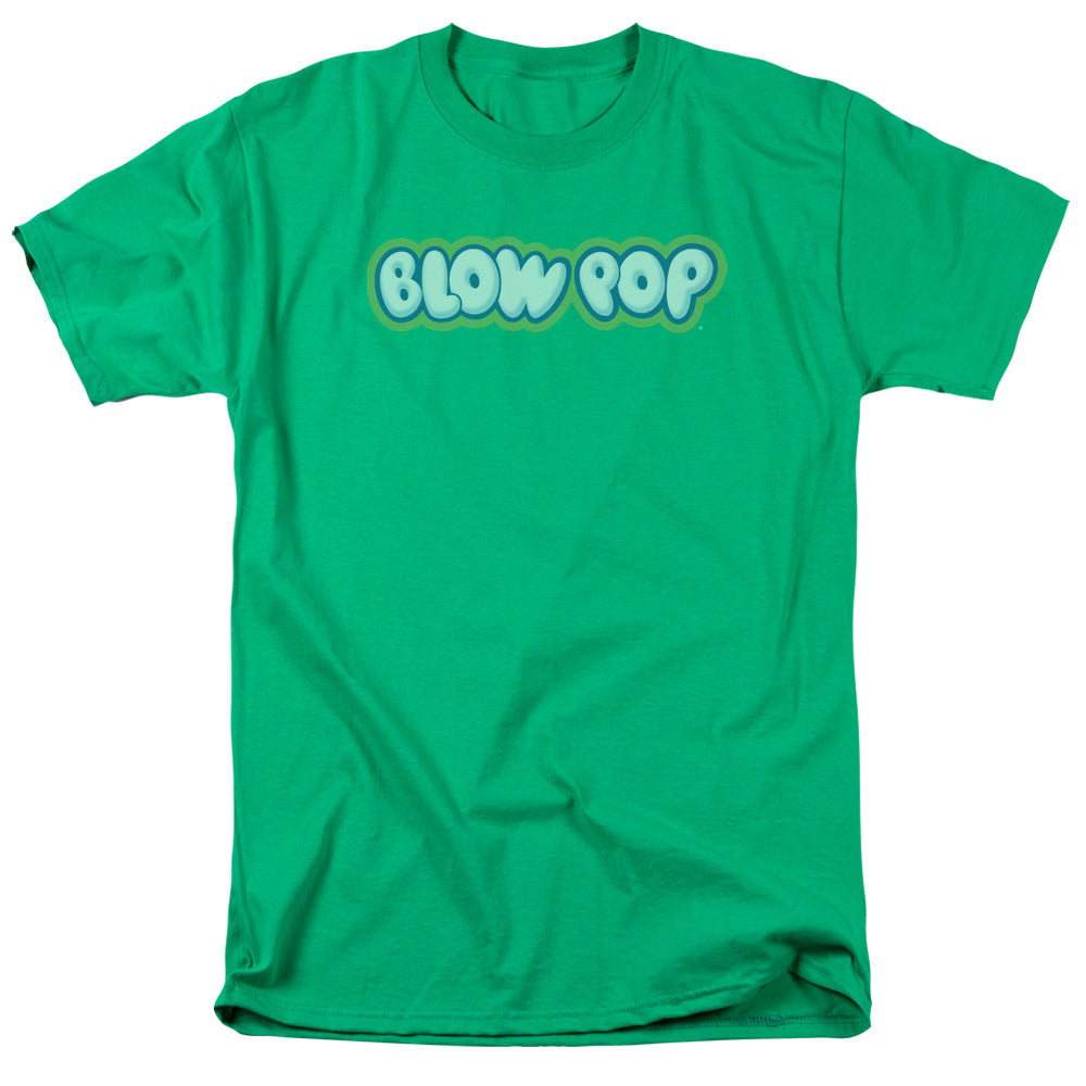 Tootsie Roll Blow Pop Logo Mens T Shirt Kelly Green