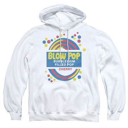 Tootsie Roll Blow Pop Label Mens Hoodie White