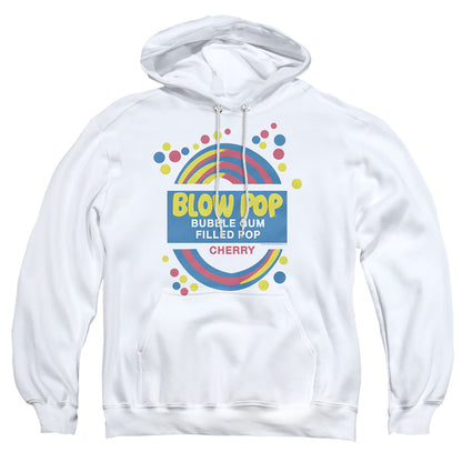 Tootsie Roll Blow Pop Label Mens Hoodie White