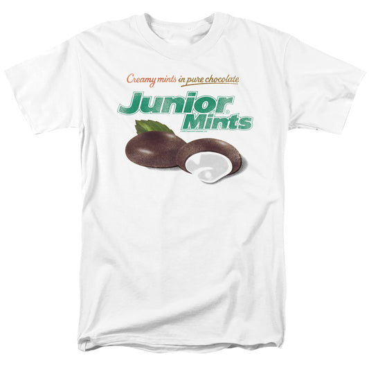 Tootsie Roll Junior Mints Logo Mens T Shirt White