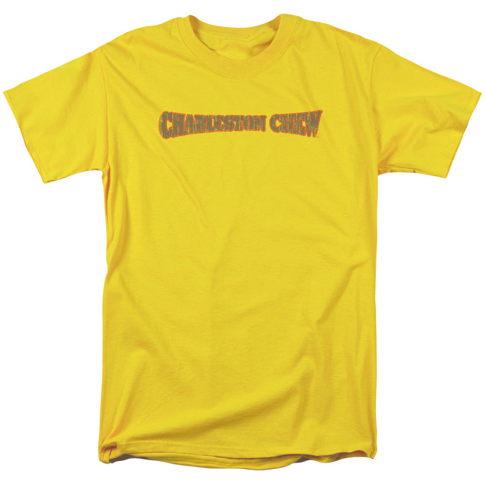 Tootsie Roll Charleston Chew Logo Mens T Shirt Yellow