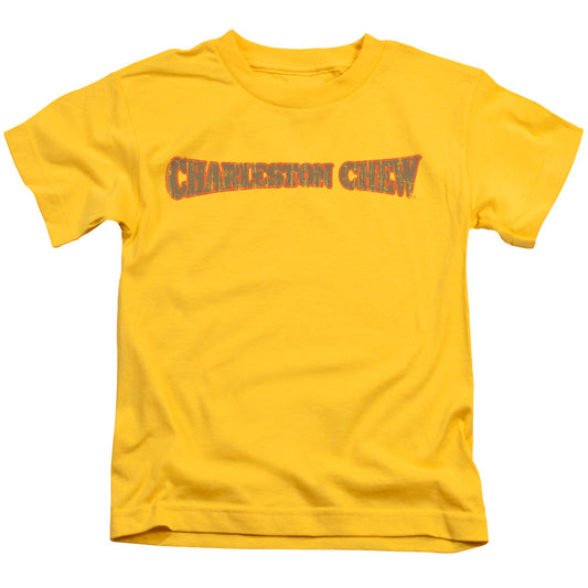 Tootsie Roll Charleston Chew Logo Juvenile Kids Youth T Shirt Yellow