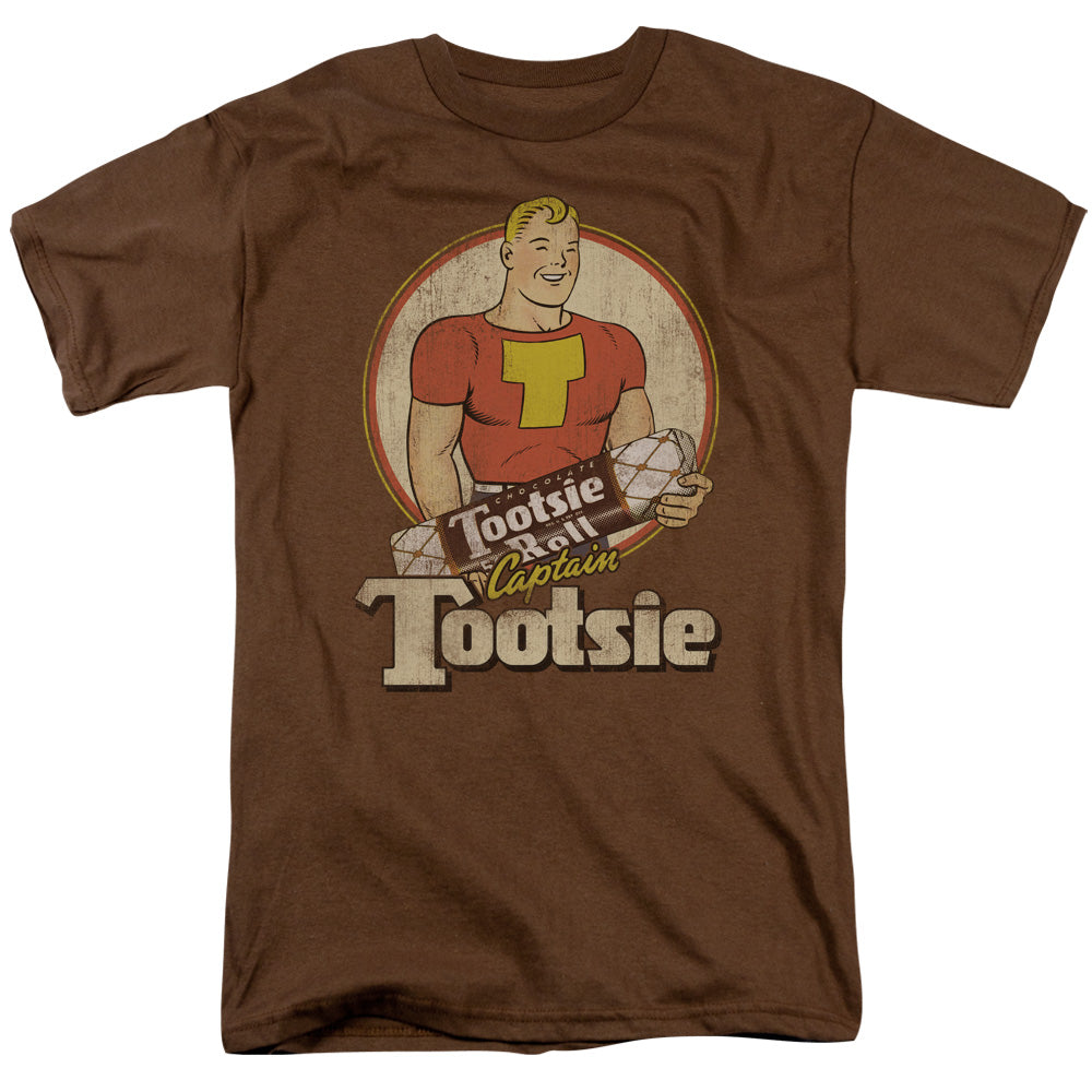 Tootsie Roll Captain Tootsie Mens T Shirt Coffee