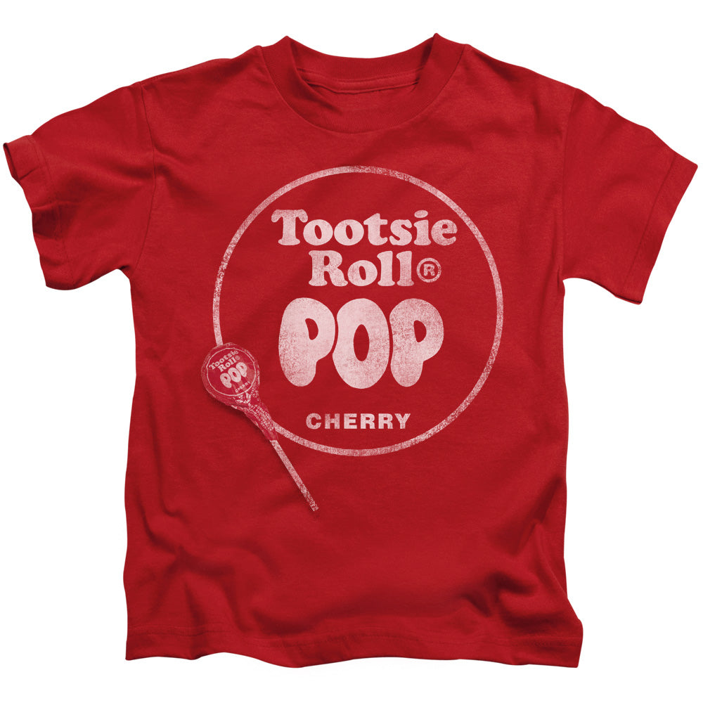 Tootsie Roll Tootsie Roll Pop Logo Juvenile Kids Youth T Shirt Red